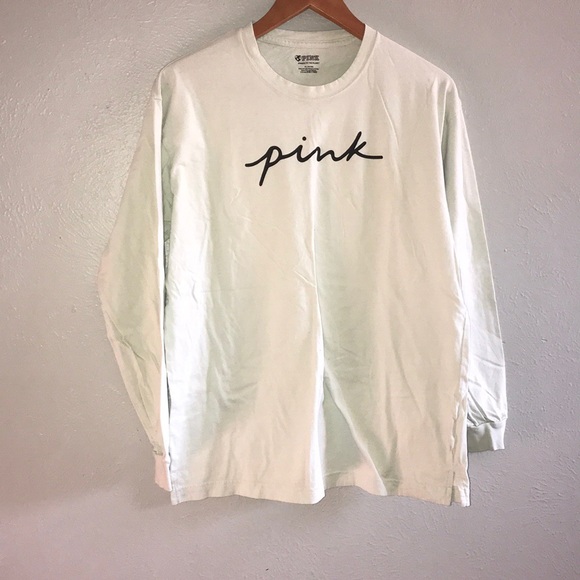 PINK Victoria's Secret Sweaters - Vs pale green Crew